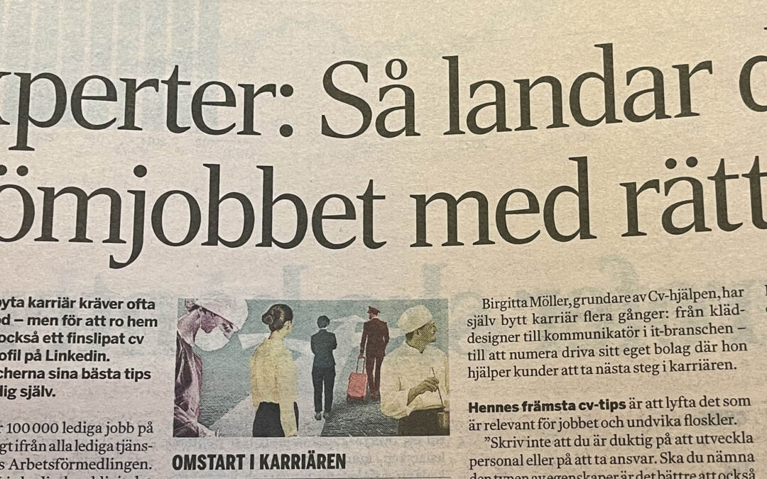 Växla spår i arbetslivet